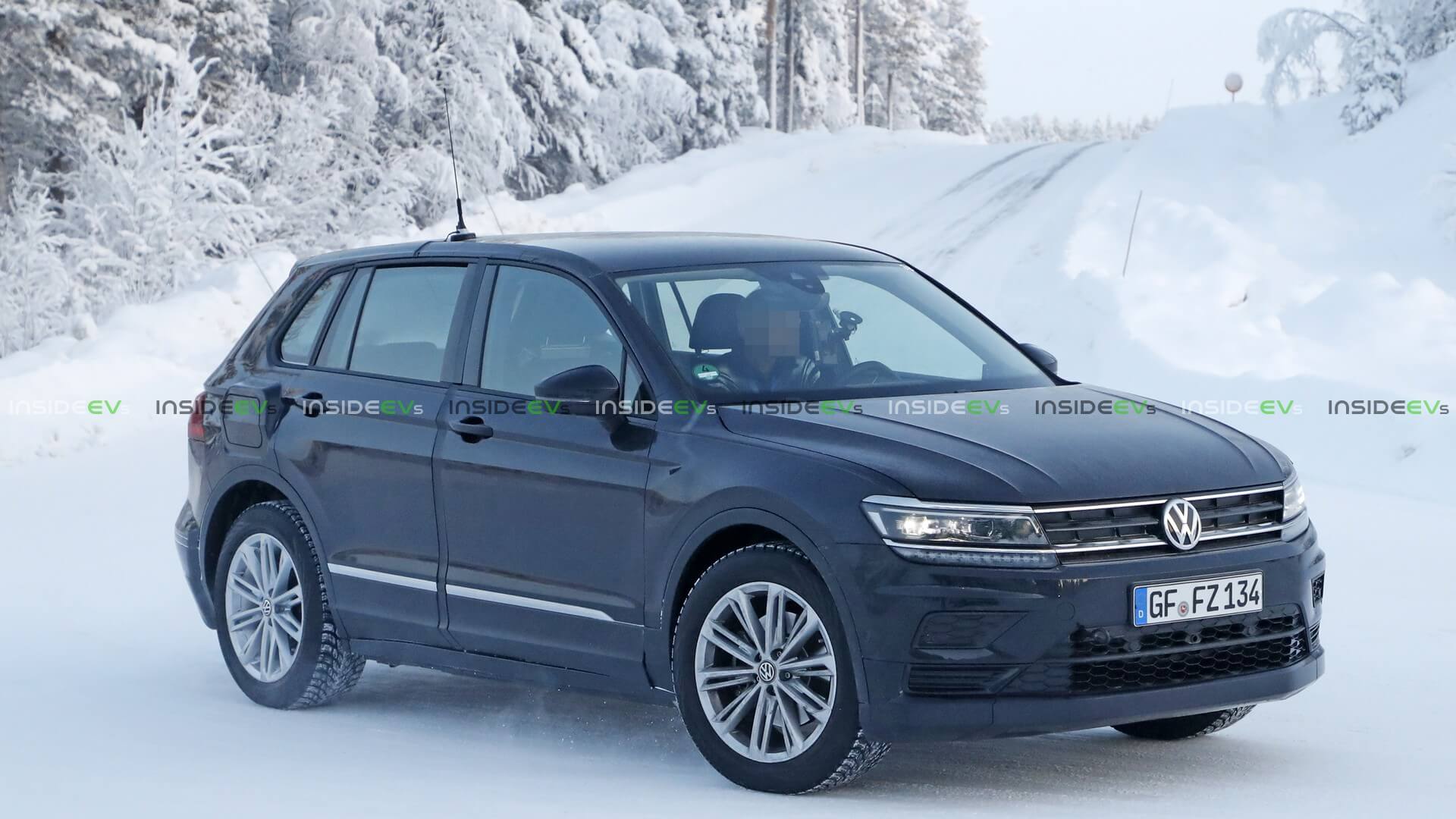 Электрический прототип на базе Volkswagen Tiguan Электрический прототип на базе Volkswagen Tiguan