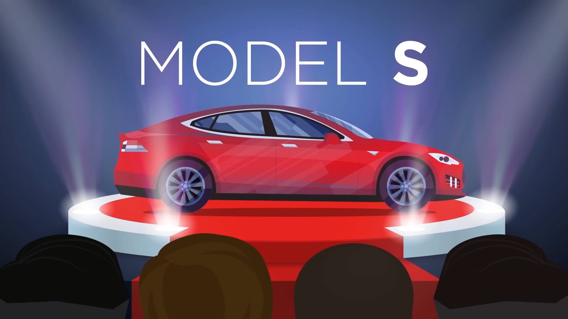 Электромобиль Tesla Model S Электромобиль Tesla Model S