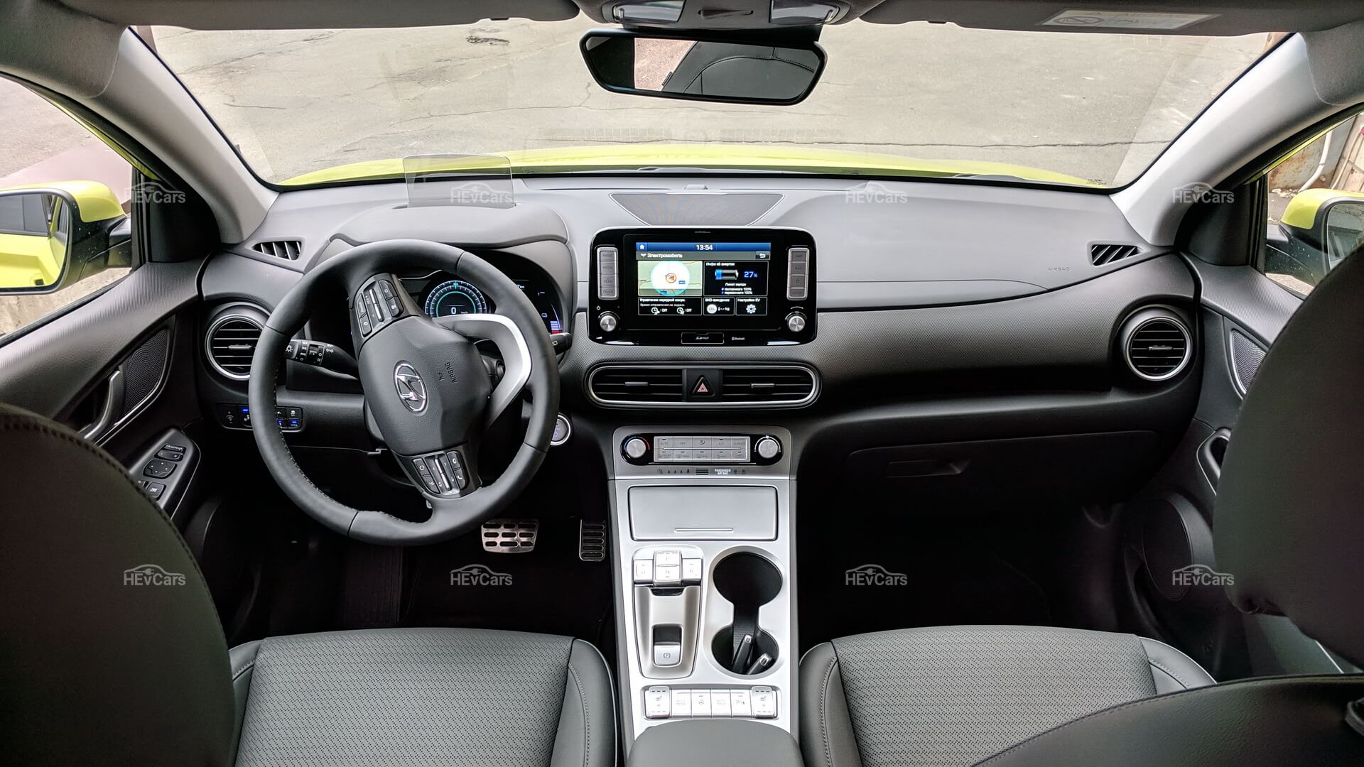 Интерьер Hyundai Kona Electric Интерьер Hyundai Kona Electric
