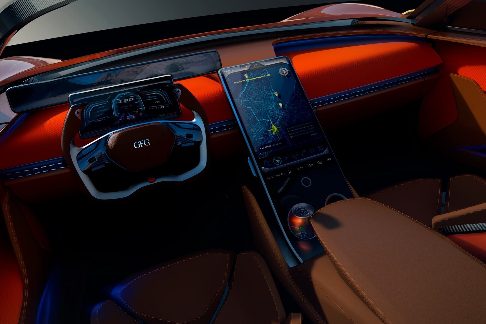 Интерьер салона Giugiaro Kangaroo Интерьер салона Giugiaro Kangaroo