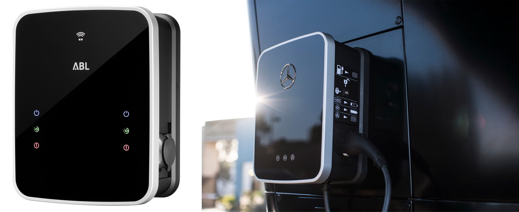 Настенные зарядные станции ABL Sursum и Mercedes-Benz Настенные зарядные станции ABL Sursum и Mercedes-Benz