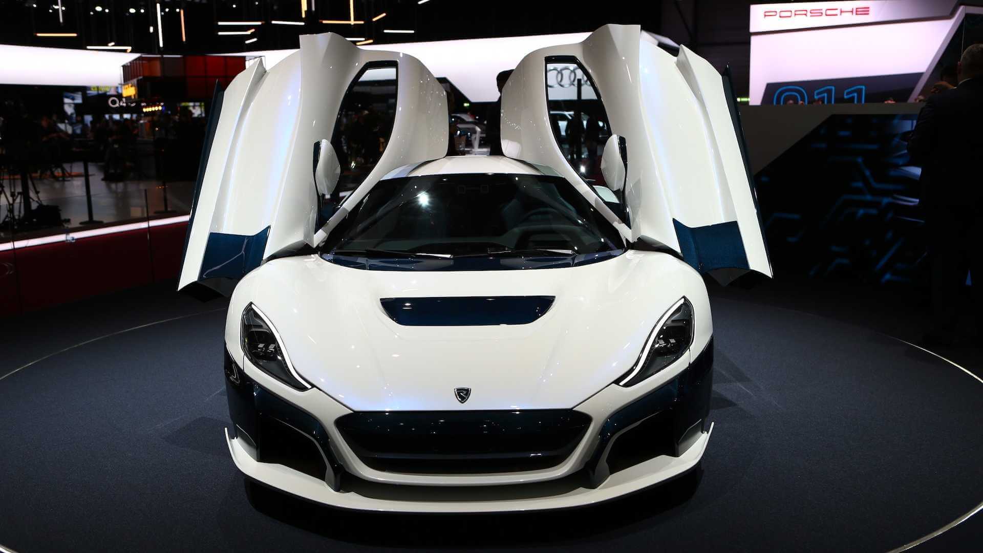 Электрический суперкар Rimac C_Two на Женевском автосалоне 2019 Электрический суперкар Rimac C_Two на Женевском автосалоне 2019
