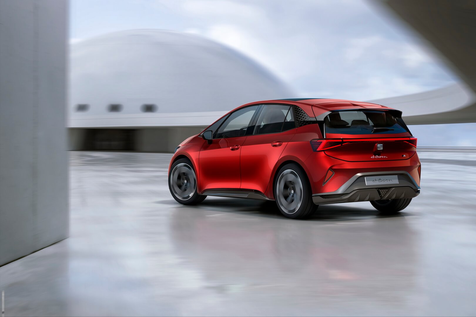 Концепт электрического хэтчбека Seat el-Born Концепт электрического хэтчбека Seat el-Born