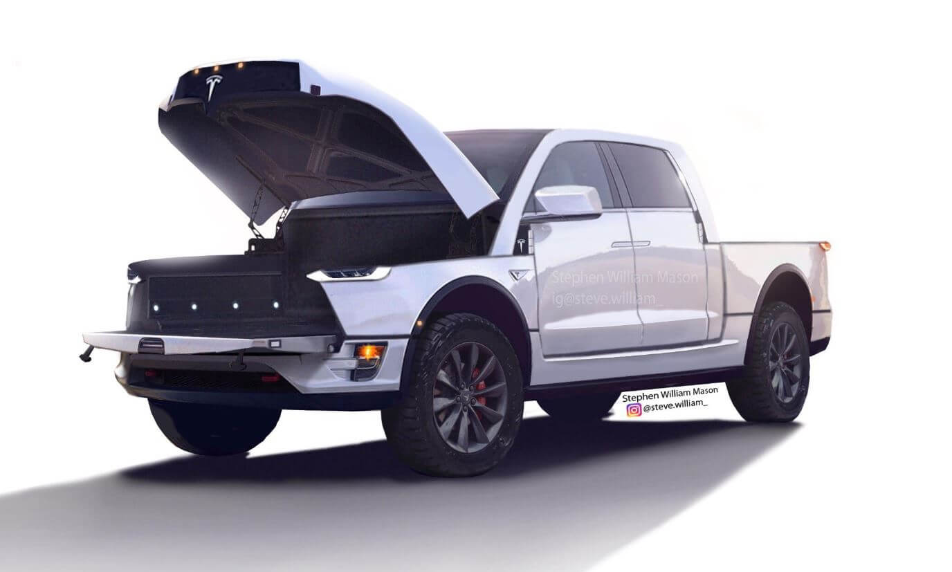 Самый смелый рендер будущего Tesla Truck Самый смелый рендер будущего Tesla Truck
