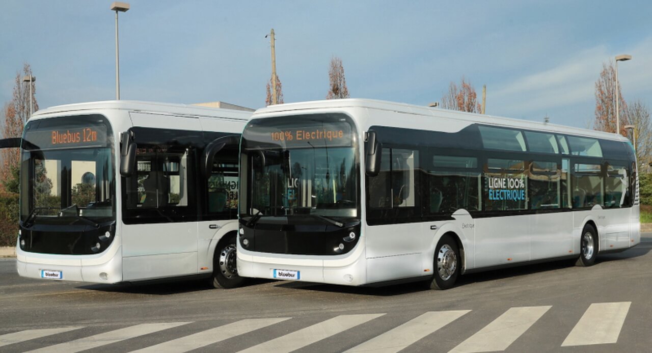 12-метровый электрический автобус Bolloré Bluebus 12-метровый электрический автобус Bolloré Bluebus
