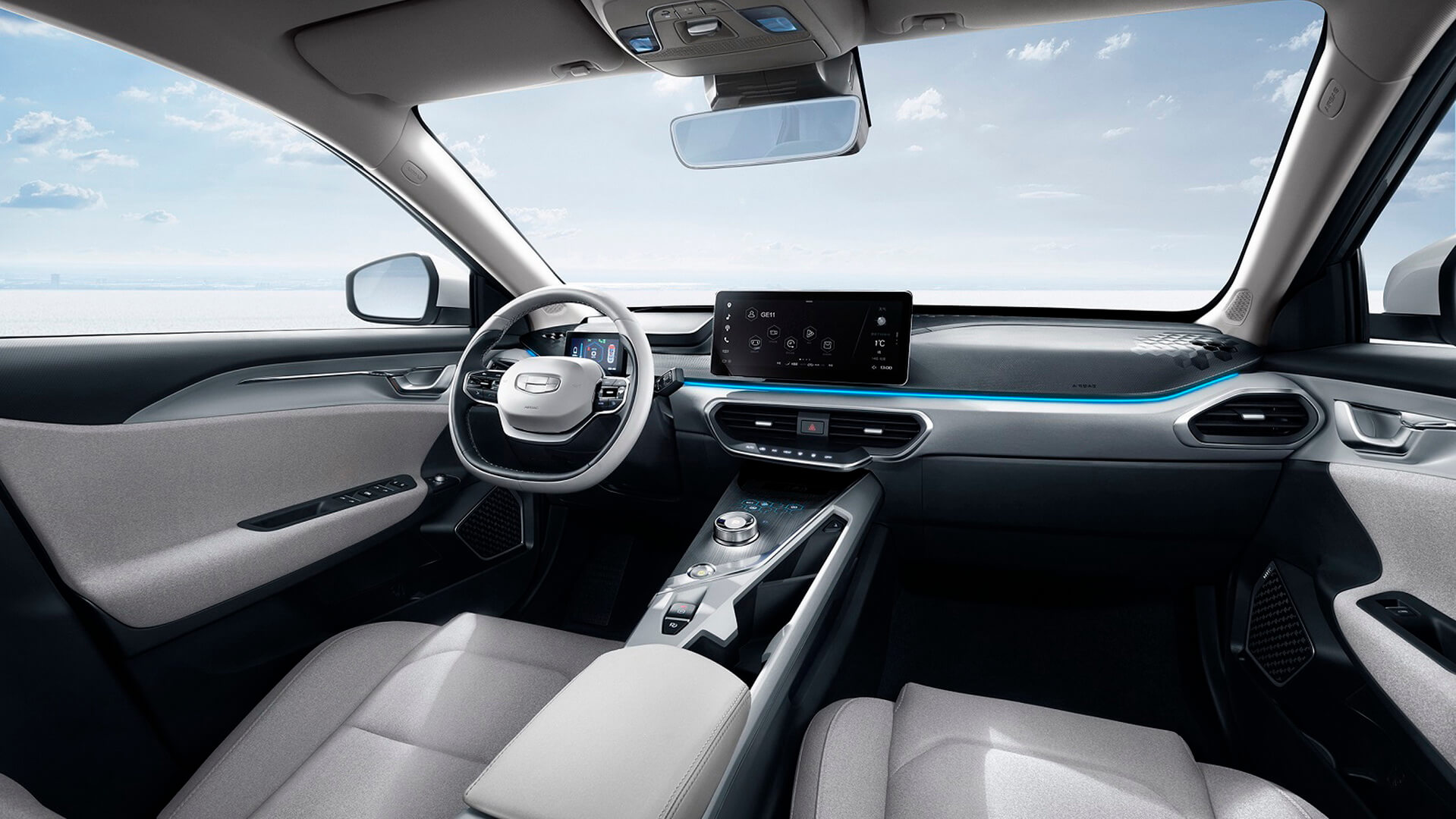Интерьер Geely Geometry А Интерьер Geely Geometry А