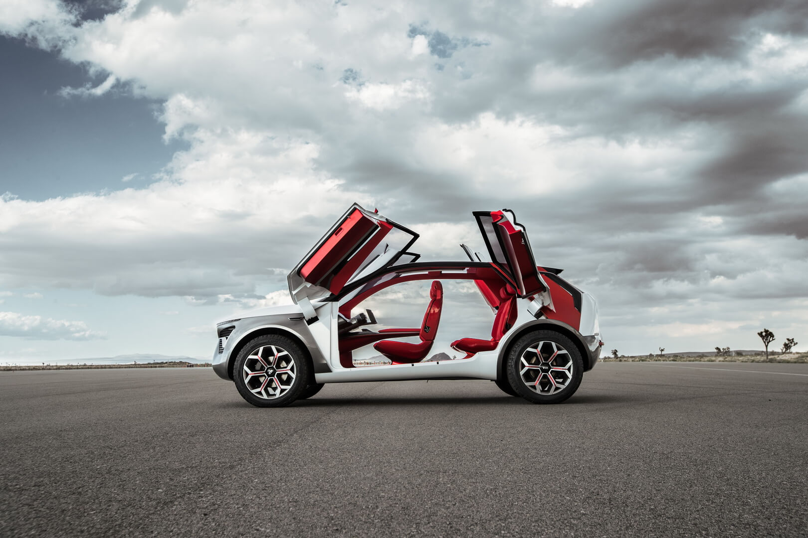 Kia представила концептуальный электрический кроссовер HabaNir Kia представила концептуальный электрический кроссовер HabaNir