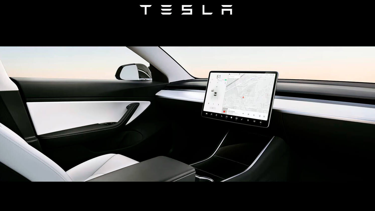 Tesla Model 3 «без руля» Tesla Model 3 «без руля»