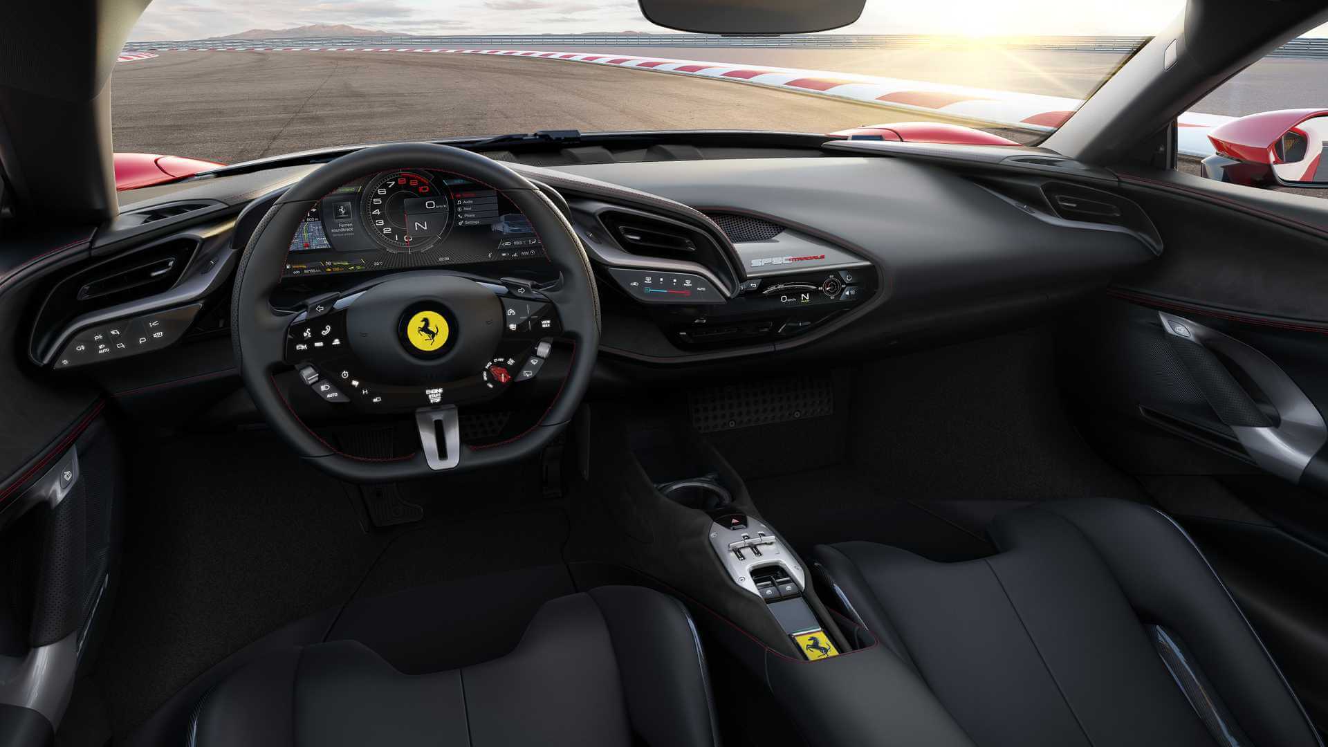 Интерьер Ferrari SF90 Stradale Интерьер Ferrari SF90 Stradale