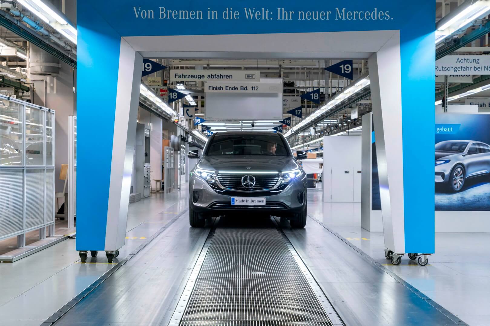 Стартовала серийное производство Mercedes-Benz EQC Стартовала серийное производство Mercedes-Benz EQC