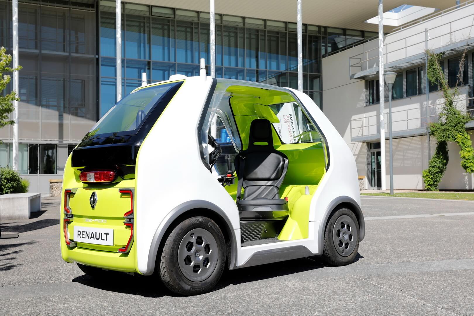 Концепт автономного электромобиля Renault EZ-POD Концепт автономного электромобиля Renault EZ-POD