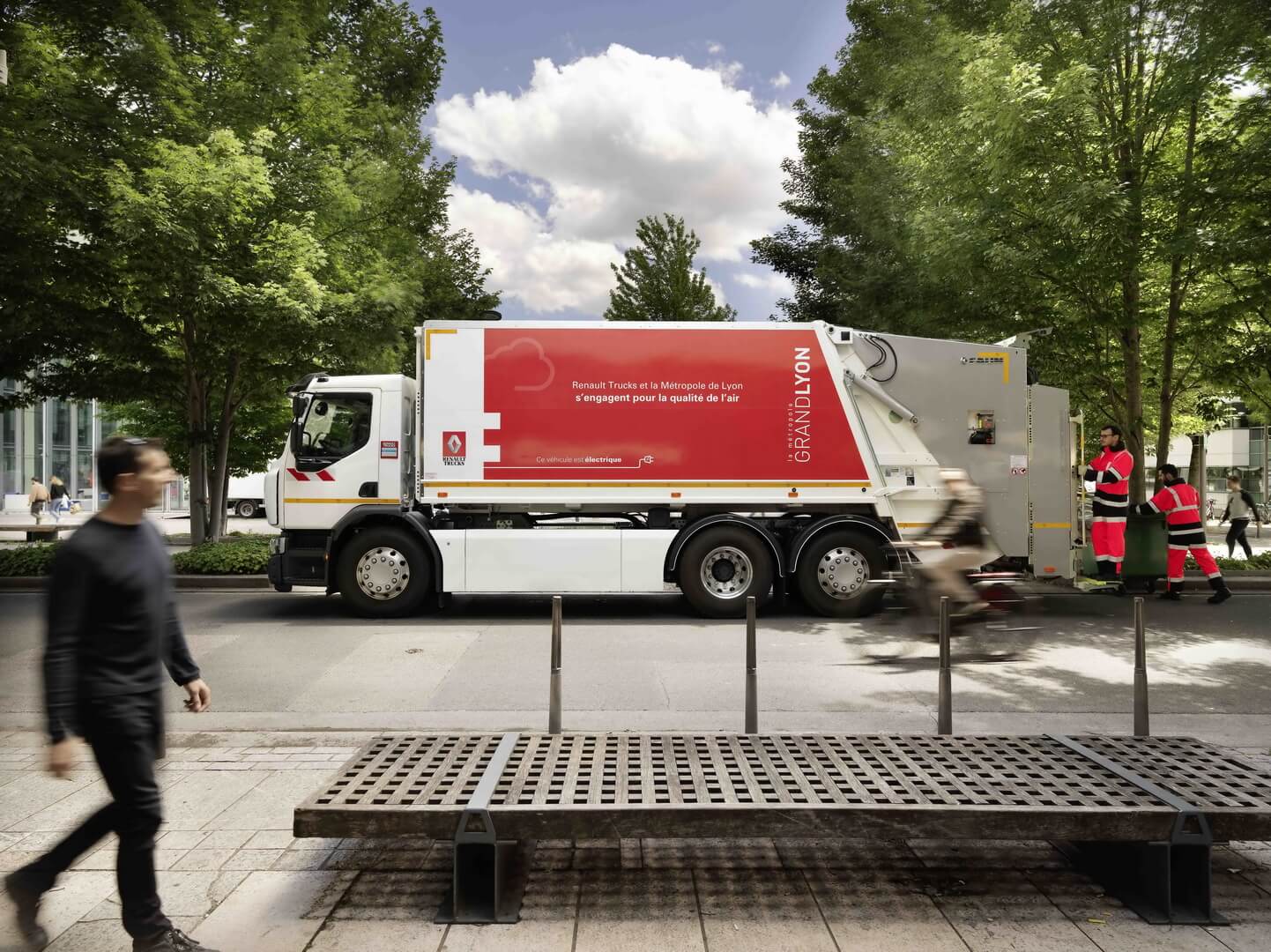 Renault Trucks D Wide Z.E.: электрический мусоровоз с низким уровнем шума Renault Trucks D Wide Z.E.: электрический мусоровоз с низким уровнем шума