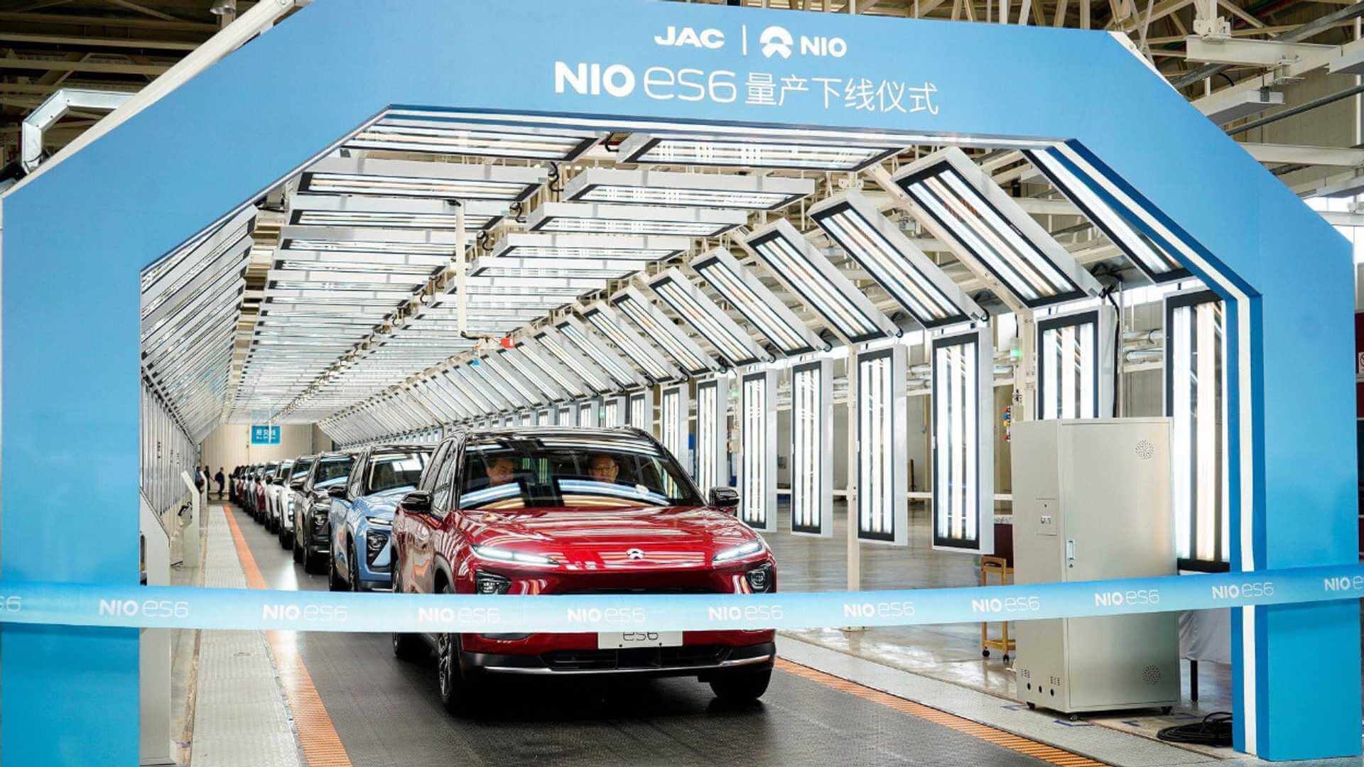 NIO начинает поставки электрического кроссовера ES6 в Китае NIO начинает поставки электрического кроссовера ES6 в Китае