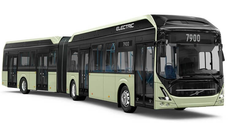 Volvo представил электрический автобус Volvo 7900 на 150 пассажиров Volvo представил электрический автобус Volvo 7900 на 150 пассажиров
