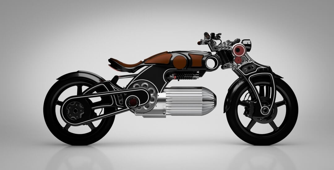 Curtiss Hades: концепт электробайка с пулеобразным корпусом батареи Curtiss Hades: концепт электробайка с пулеобразным корпусом батареи