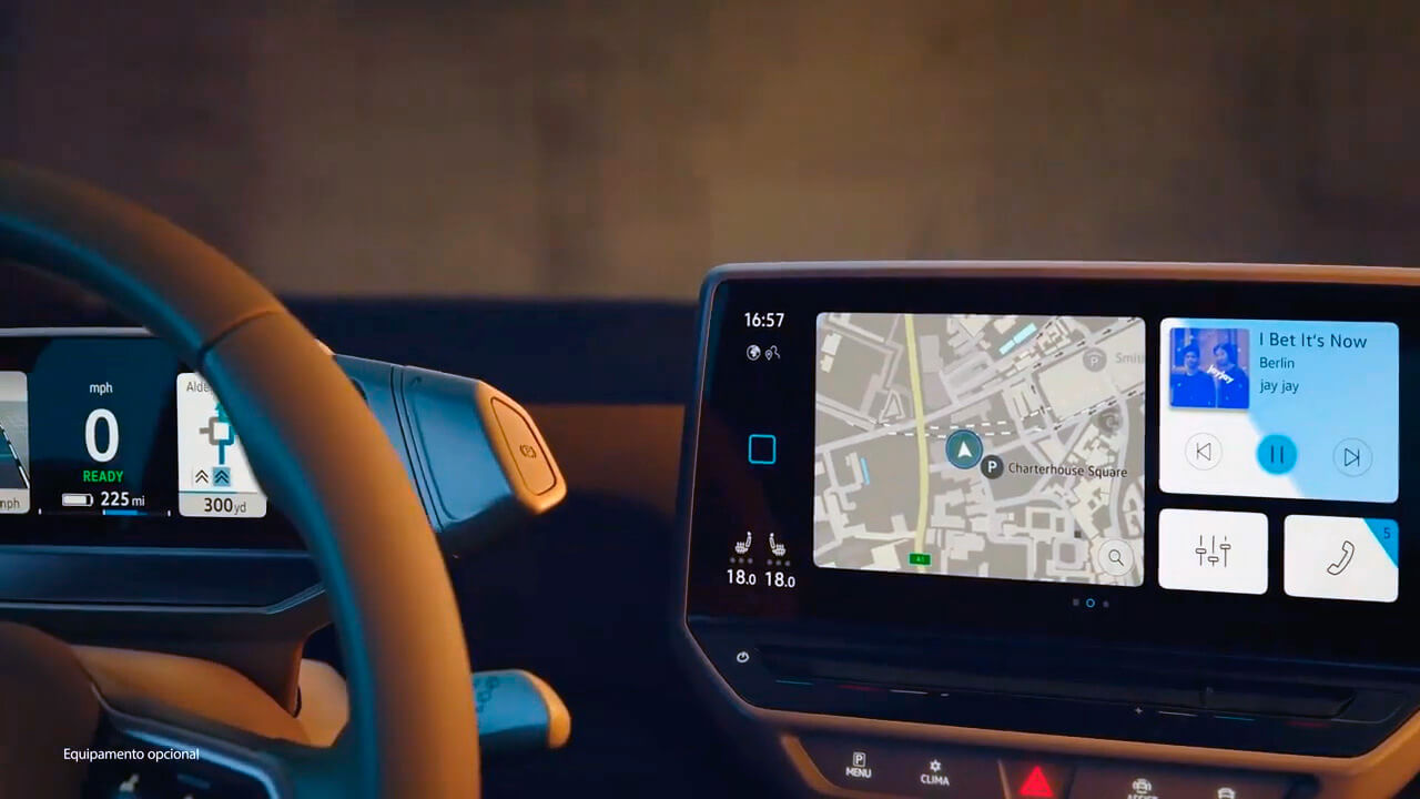 Приборная панель и центральный дисплей Volkswagen ID.3 Приборная панель и центральный дисплей Volkswagen ID.3