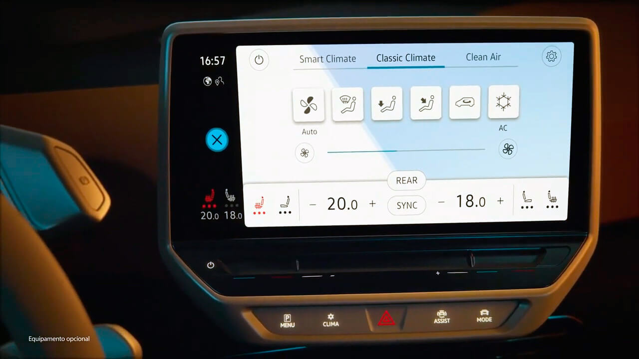 Центральный дисплей Volkswagen ID.3 Центральный дисплей Volkswagen ID.3