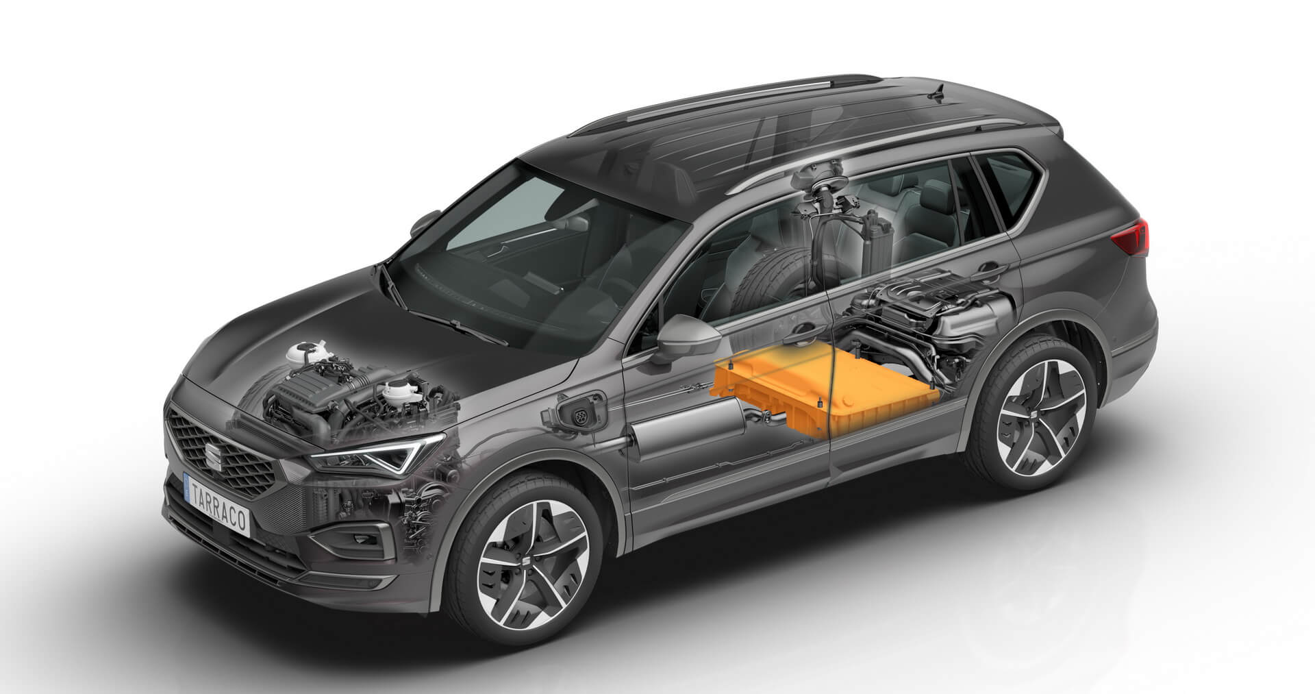 Силовая установка плагин-гибрида Seat Tarraco FR PHEV Силовая установка плагин-гибрида Seat Tarraco FR PHEV