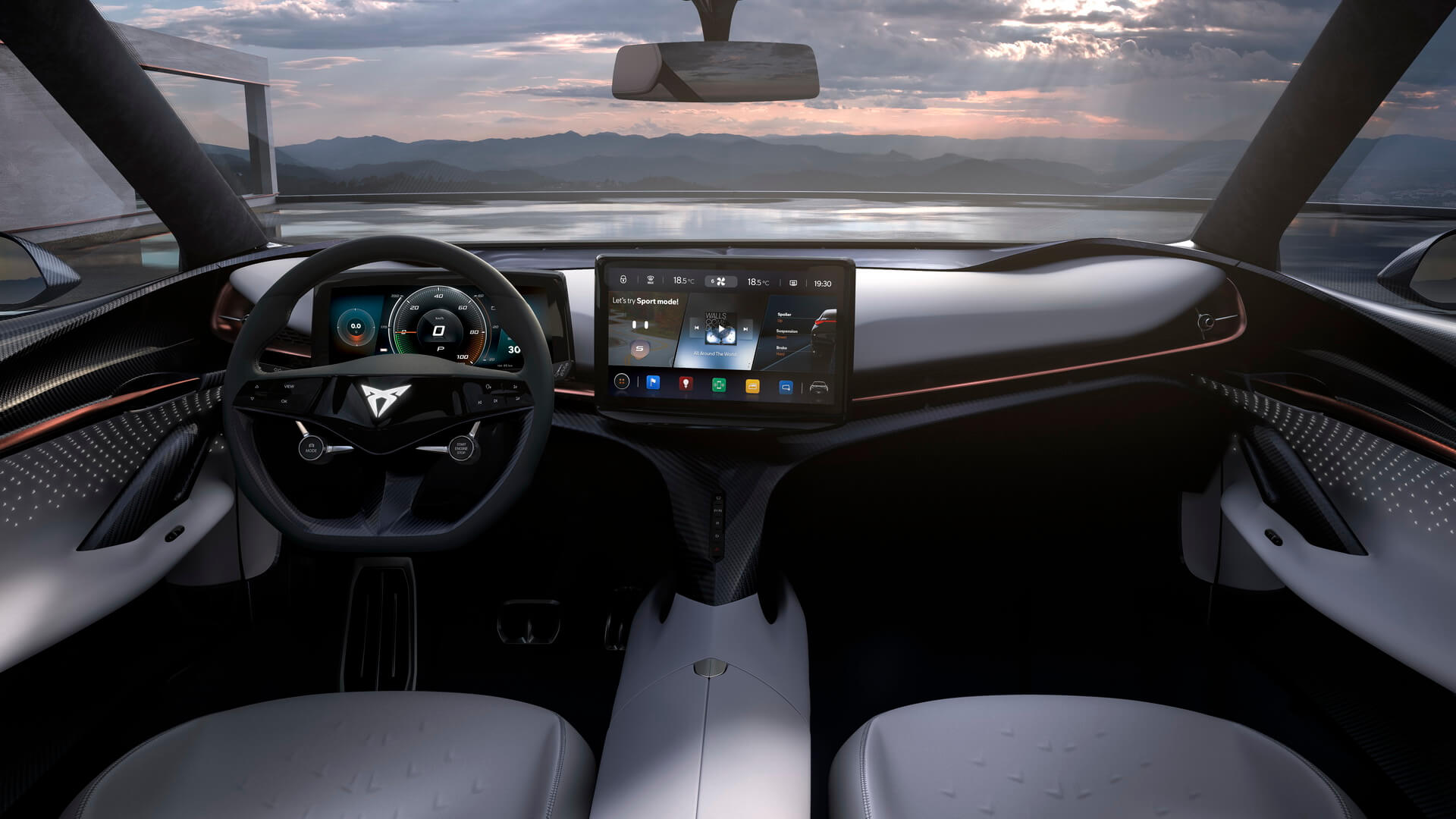 Интерьер салона CUPRA Tavascan Интерьер салона CUPRA Tavascan