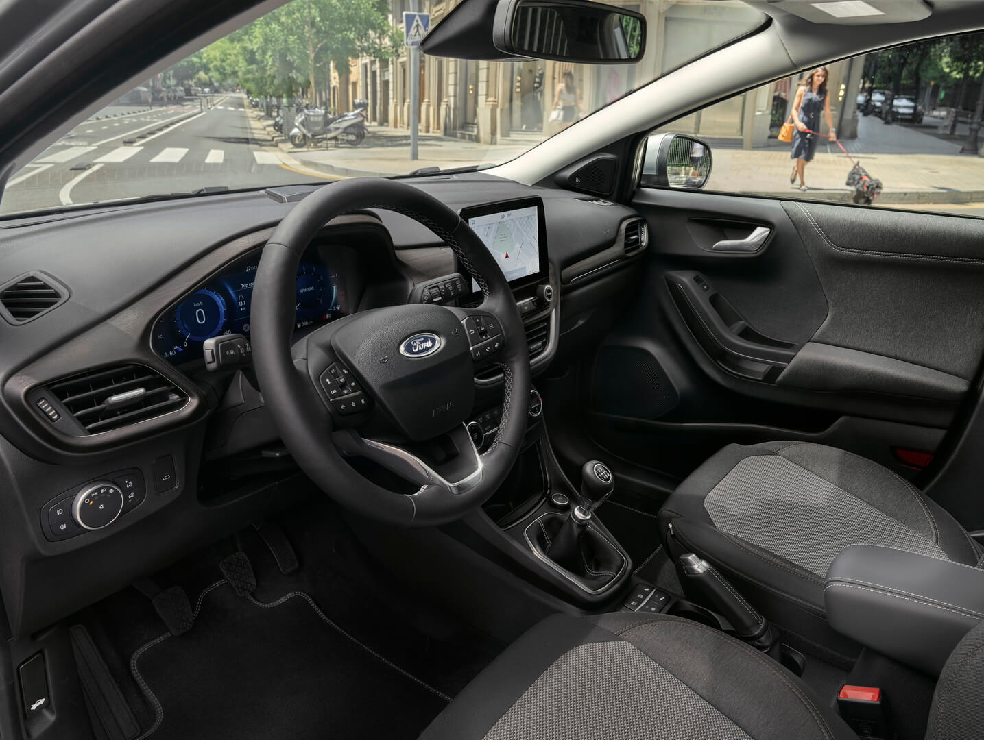 Интерьер гибрида Ford Puma Titanium X Интерьер гибрида Ford Puma Titanium X