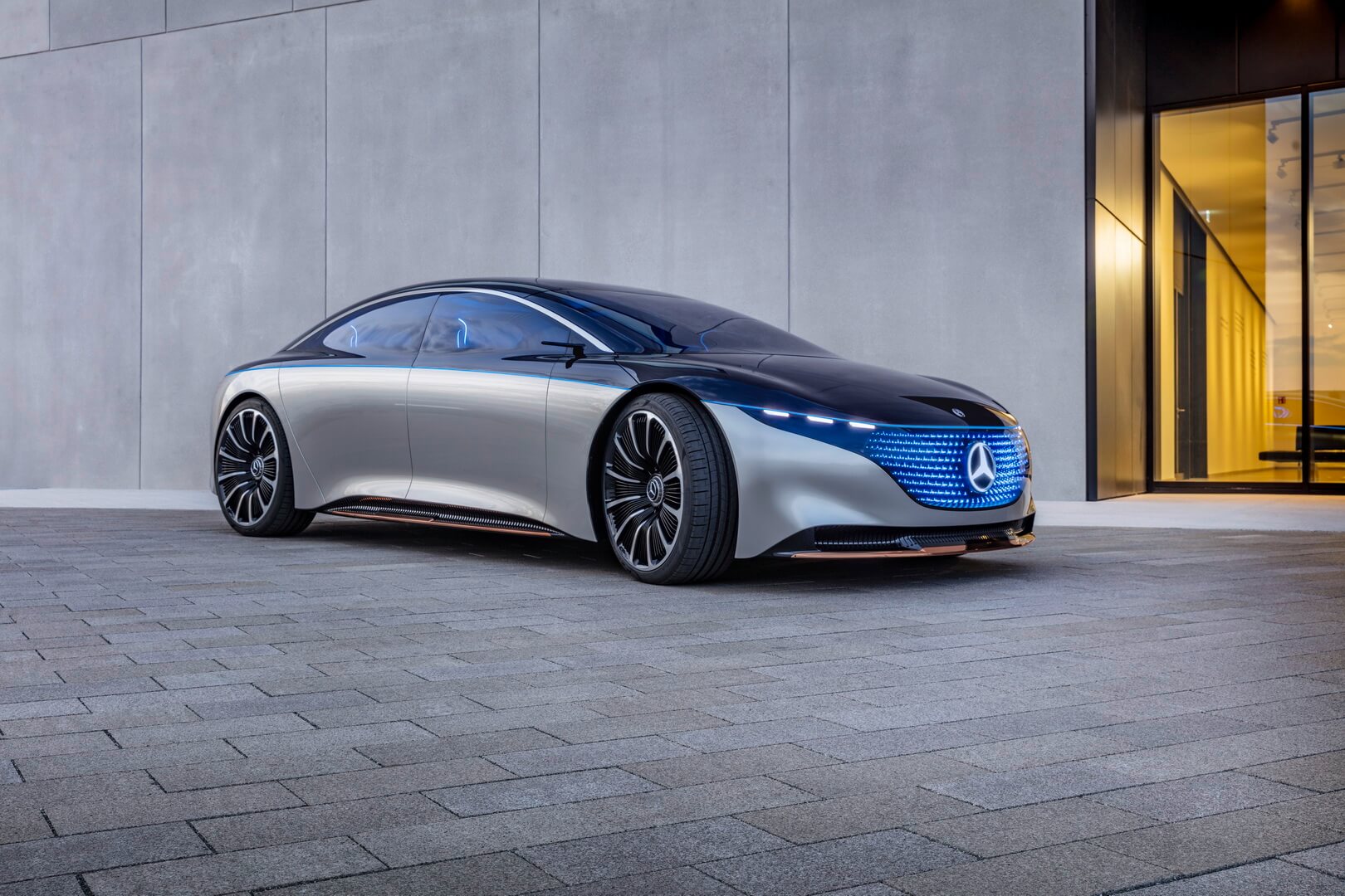 Футуристичный дизайн Mercedes-Benz VISION EQS Футуристичный дизайн Mercedes-Benz VISION EQS