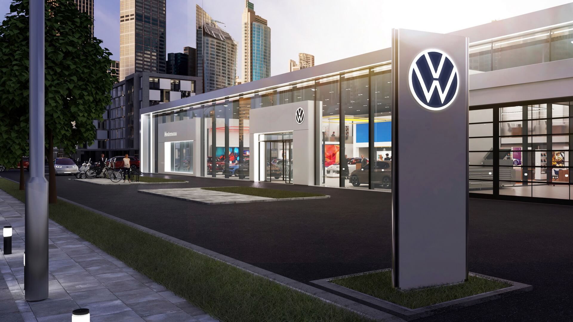 Новая эра электрификации: новый логотип Volkswagen Новая эра электрификации: новый логотип Volkswagen