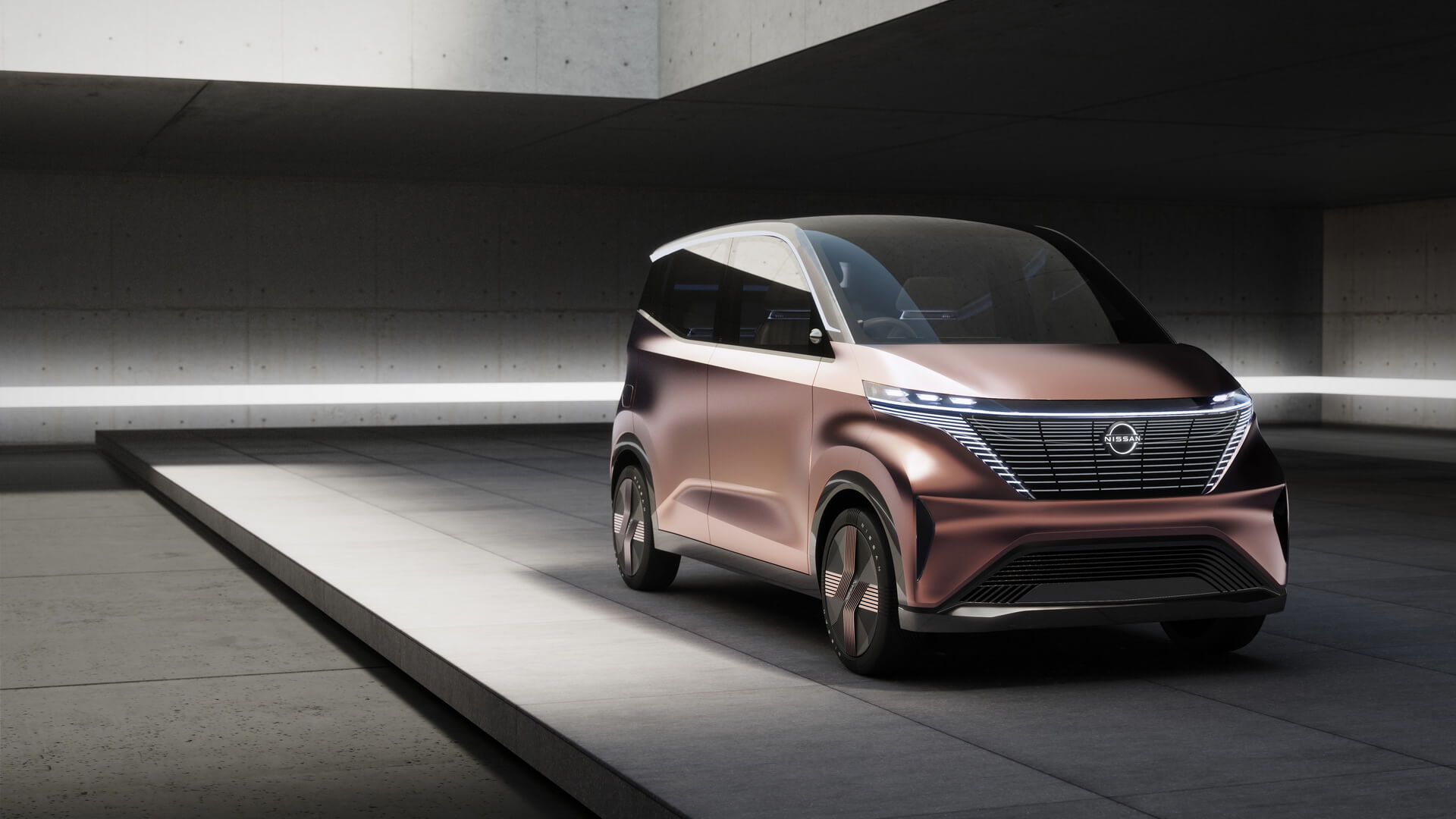 Концепт городского электрического автомобиля Nissan IMk Концепт городского электрического автомобиля Nissan IMk