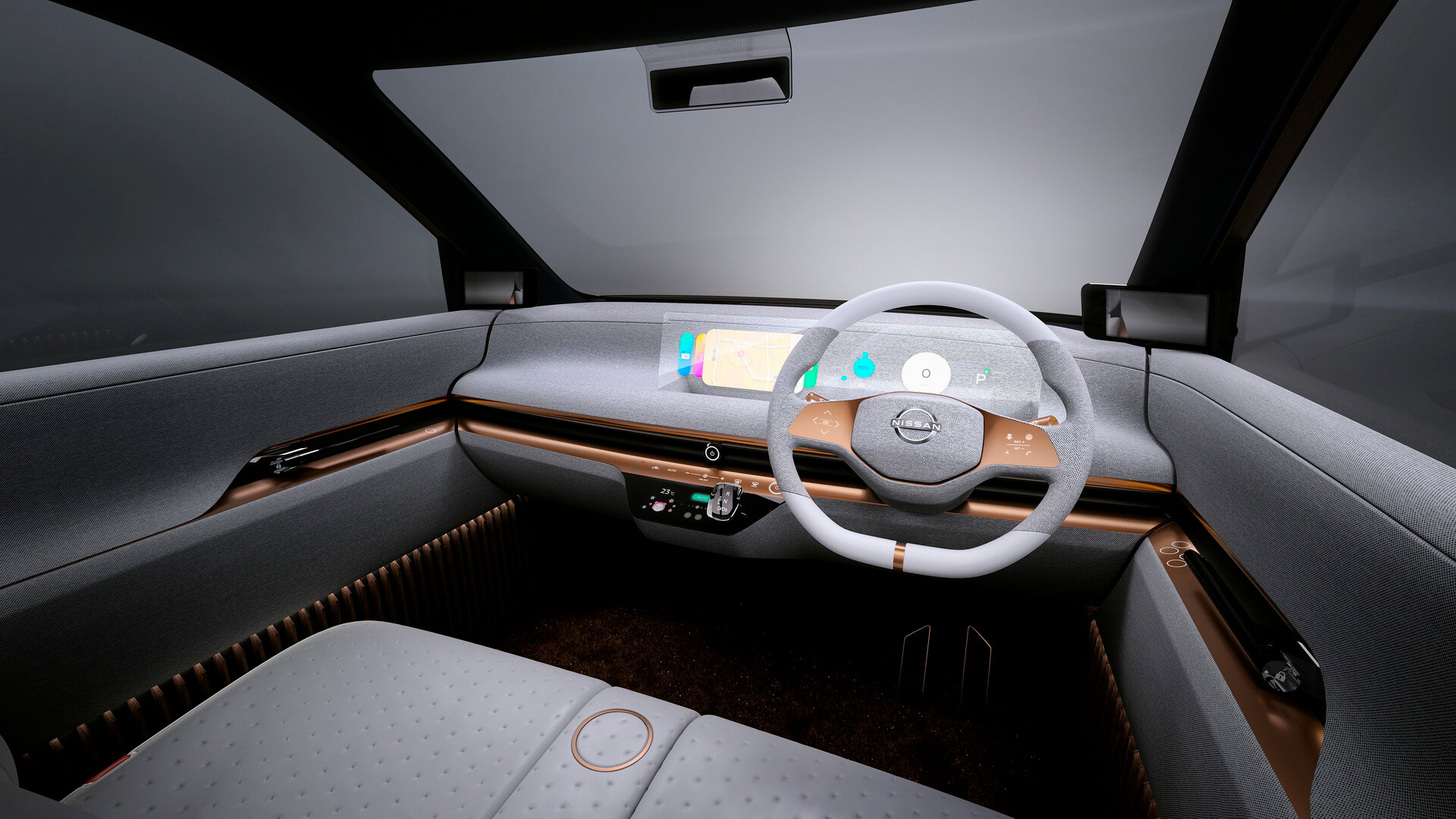 Дизайн интерьера концепта Nissan IMk EV Дизайн интерьера концепта Nissan IMk EV